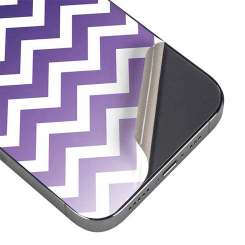 Chevron Purple Ombre iPhone 16 Pro Skin